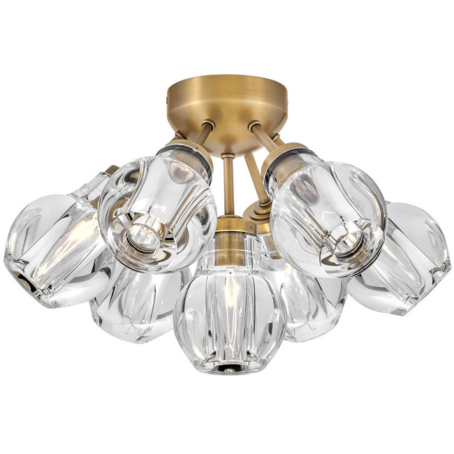 Elise Semi Flush Ceiling Light by Fredrick Ramond