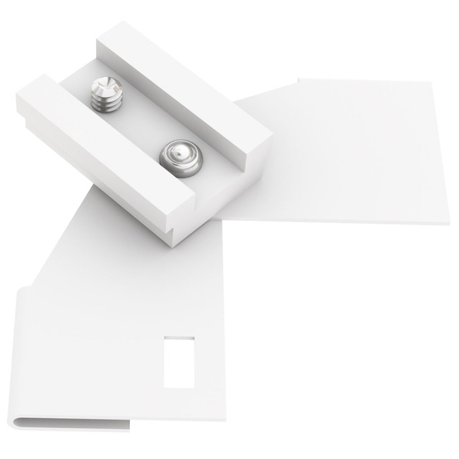TS24 1-Circuit Surface Track T-Bar Mounting Clip by PureEdge Lighting