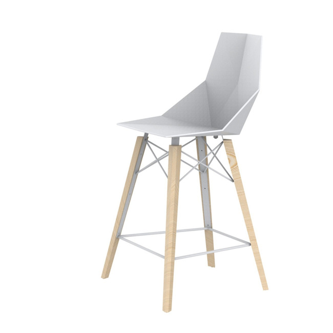 Faz Wood Stool - Set of 4 by Vondom