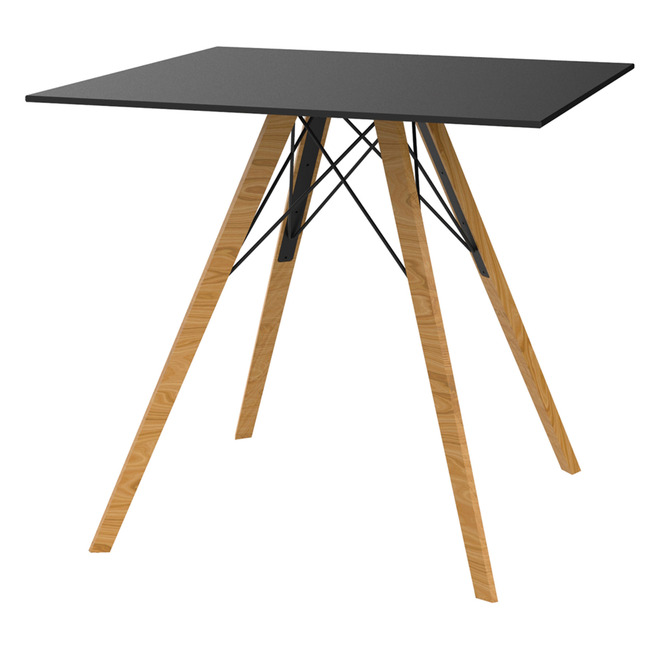 Faz Wood Square Dining Table by Vondom