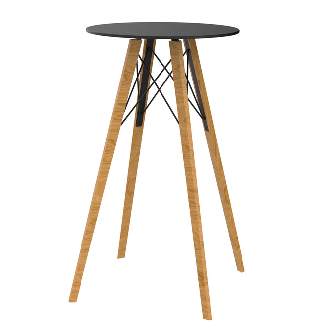 Faz Wood High Table by Vondom