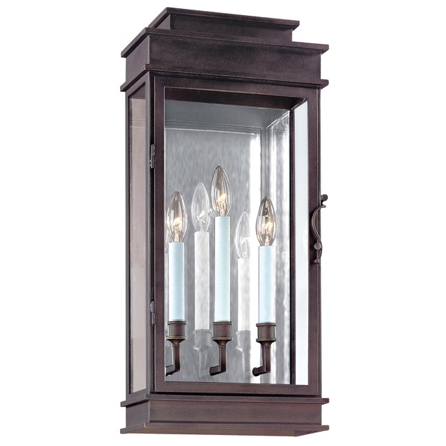 Vintage Outdoor Clear Wall Sconce by Troy Lighting