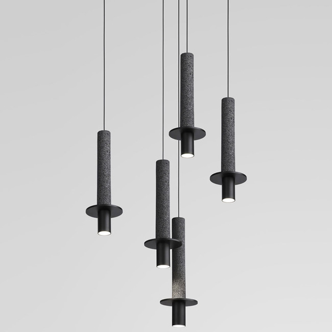 Meta Round Five Light Pendant by davidpompa