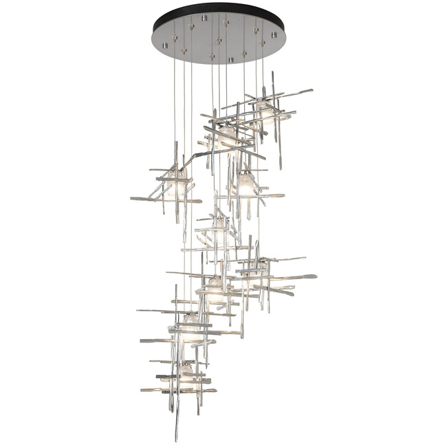 Tura Round Multi Light Pendant by Hubbardton Forge