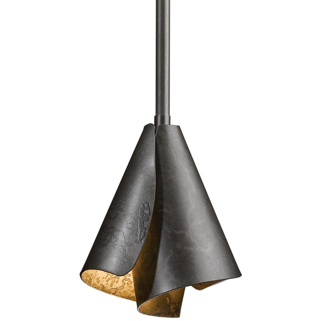 Mobius Steel Shade Mini Pendant by Hubbardton Forge