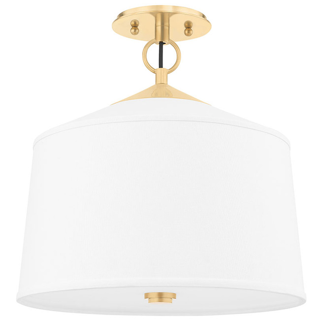 White Plains Semi Flush Ceiling Light by Hudson Valley Lighting