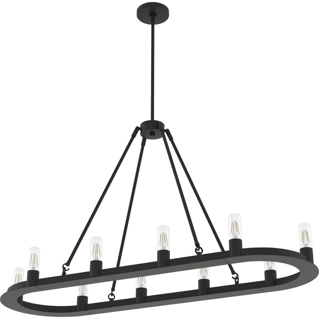 Saddlewood Linear Chandelier by Hunter Fan