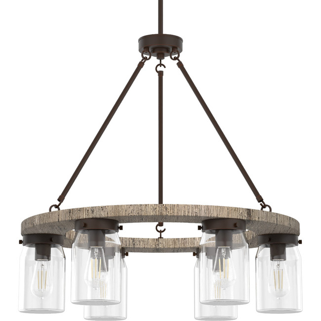 Devon Park Chandelier by Hunter Fan