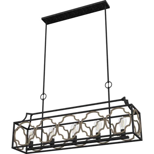 Stone Creek Linear Chandelier by Hunter Fan