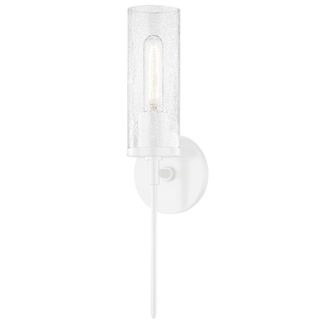 Olivia Clear Crackle Wall Sconce by Mitzi