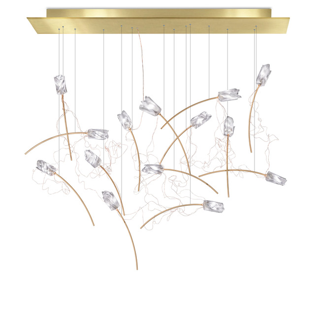 Tulip Linear Pendant by Slamp