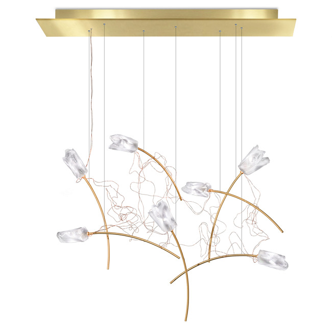 Tulip Linear Pendant by Slamp