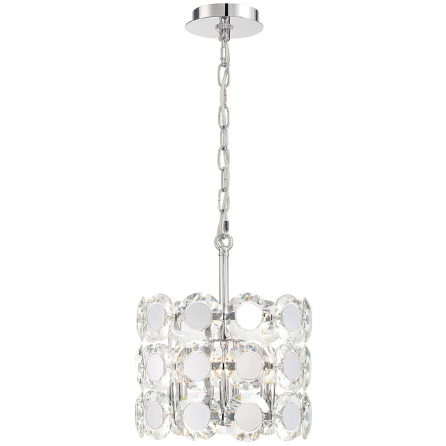 Perrene Drum Chandelier by Eurofase