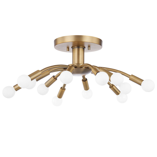 Tristan Semi Flush Ceiling Light by Troy Lighting