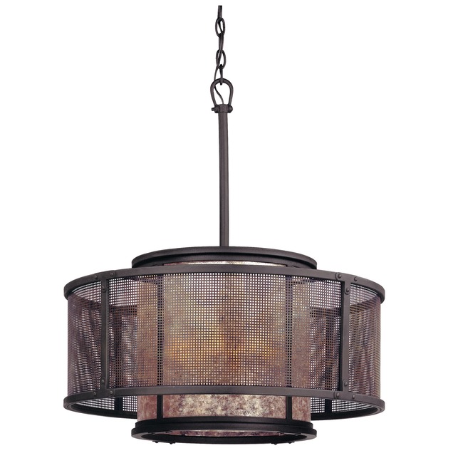 Copper Mountain Round Pendant by Troy Lighting