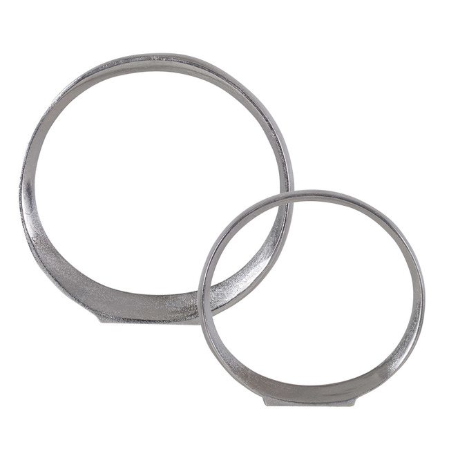 Orbits Ring Sculpture Set of 2 by Uttermost