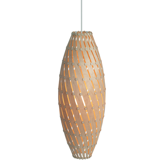 Ebb Roll Pendant by David Trubridge