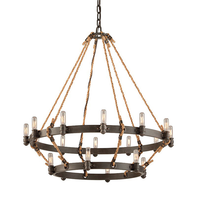 Pike Place 2-Tier Chandelier by Troy Lighting