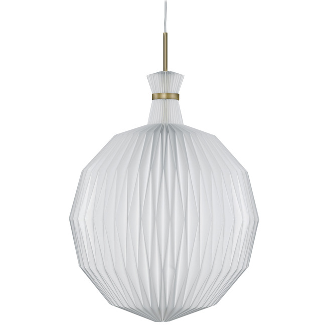 Model 101 Lantern Pendant with Metallic Accent by Le Klint
