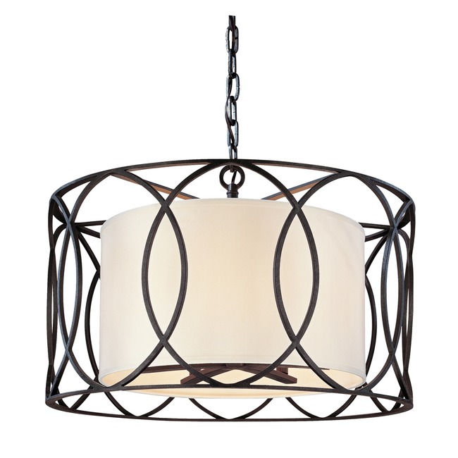 Sausalito Round Pendant by Troy Lighting