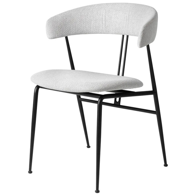 Violin Fully Upholstered Dining Chair by Gubi