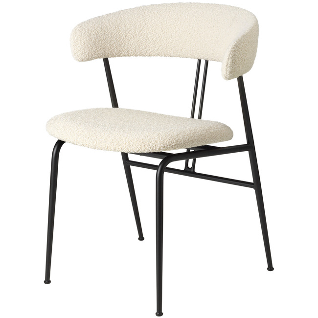 Violin Fully Upholstered Dining Chair by Gubi