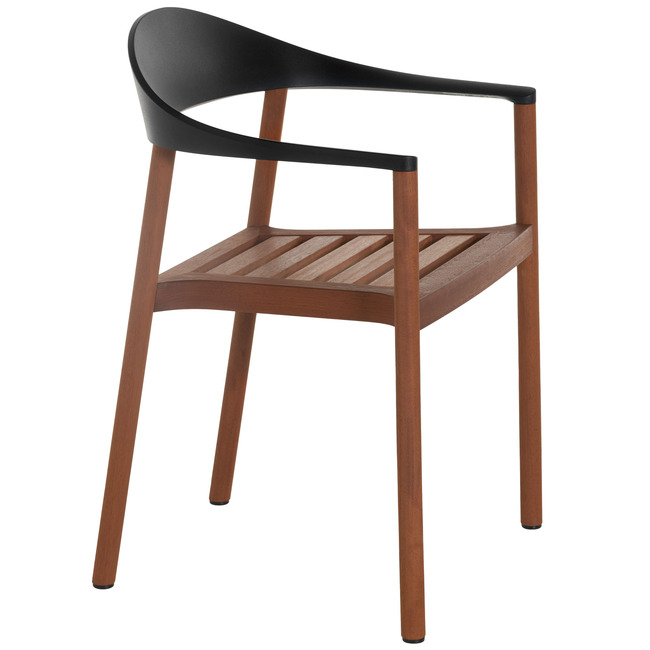 Monza Stackable Outdoor Armchair by Bernhardt Design + Plank