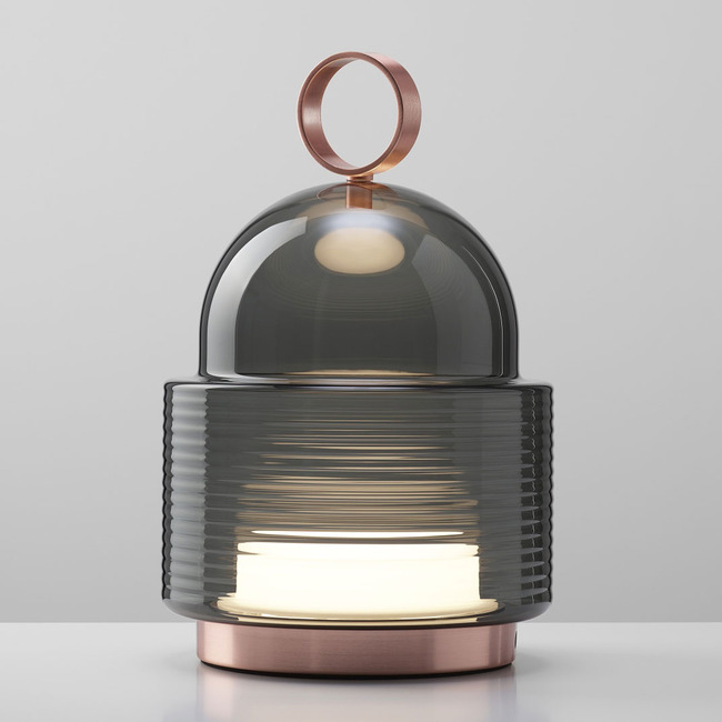 Dome Nomad Lines Table / Floor Lamp by Brokis