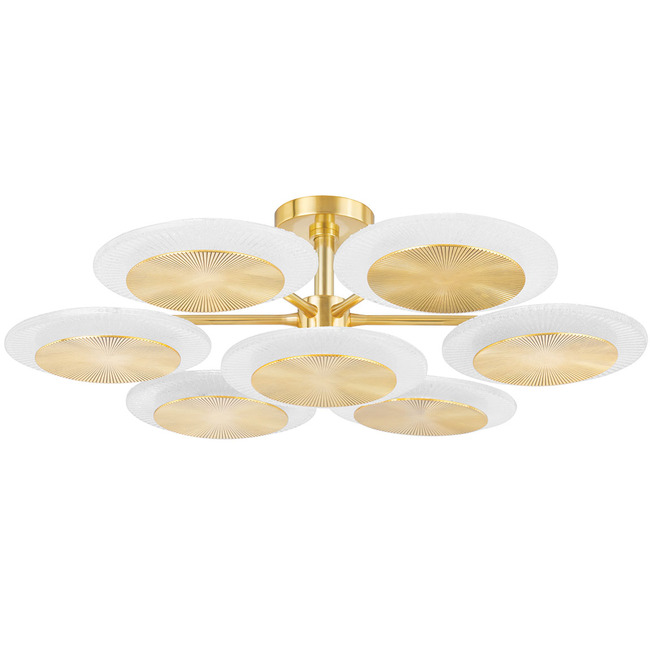 Topaz Semi-Flush Chandelier by Corbett Lighting