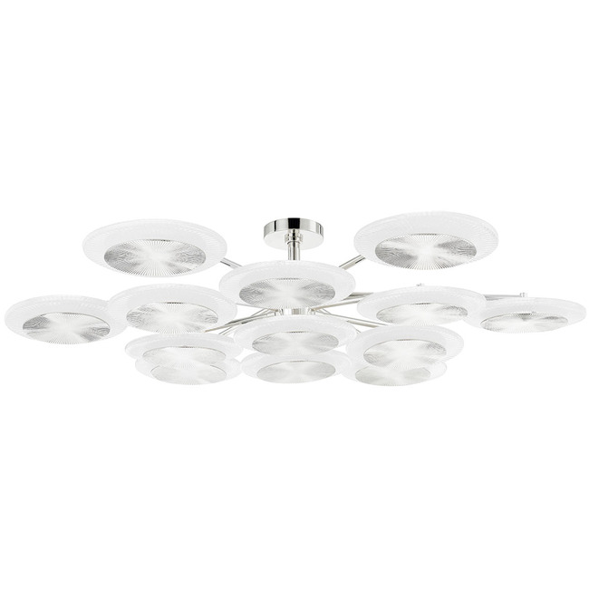 Topaz Semi-Flush Chandelier by Corbett Lighting