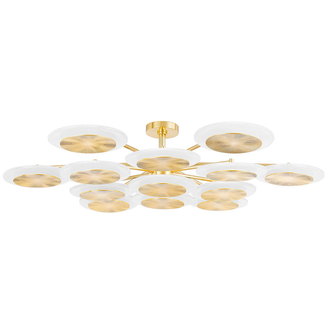 Topaz Semi-Flush Chandelier by Corbett Lighting
