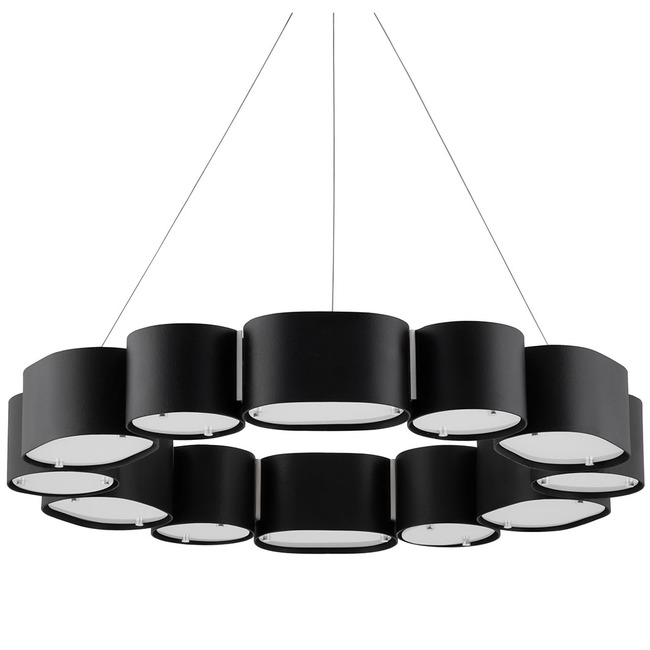 Opal Chandelier by Corbett Lighting