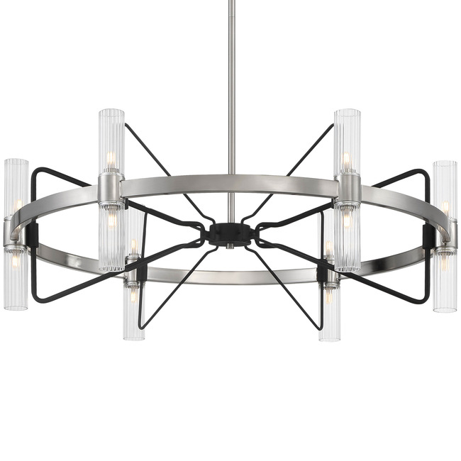 Mass Transit Chandelier by George Kovacs