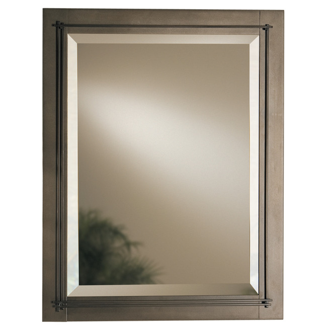 Beveled Oval Mirror with Leaf by Hubbardton Forge