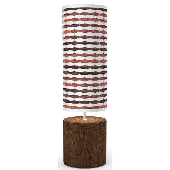 Weave Column Table Lamp by Jef Designs