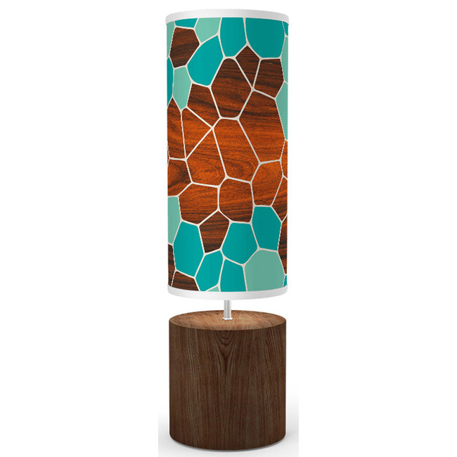 Geode Column Table Lamp by Jef Designs