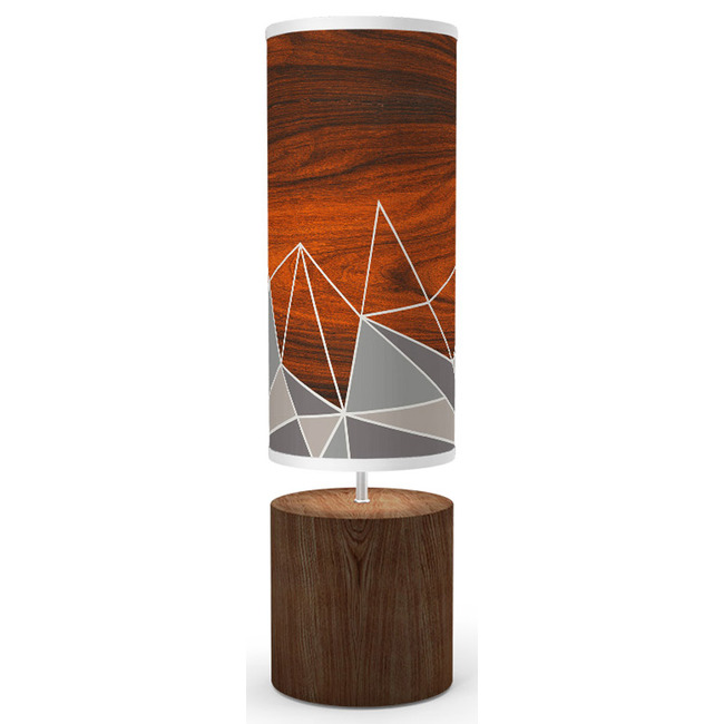 Facet Column Table Lamp by Jef Designs