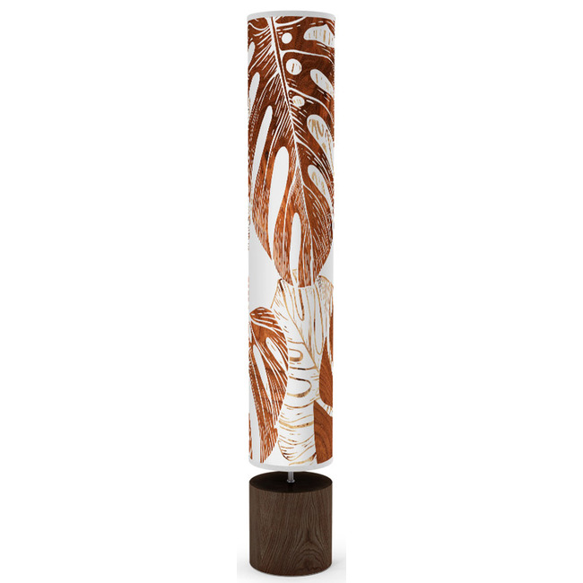 Monstera Leaf Column Floor Lamp by Jef Designs