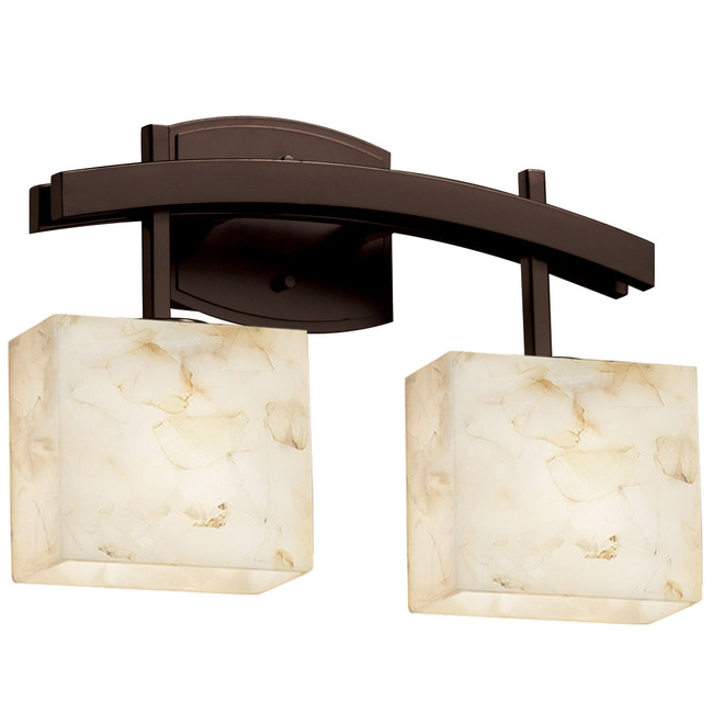 Alabaster Rocks Archway Bathroom Vanity Light by Justice Design