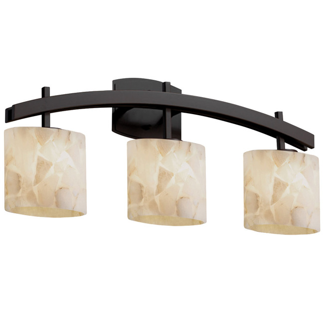 Alabaster Rocks Archway 3LT Bathroom Vanity Light by Justice Design