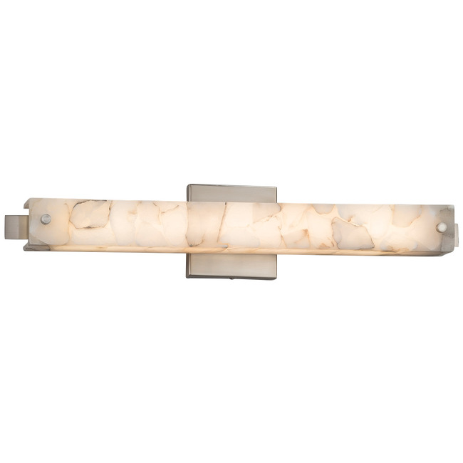 Alabaster Rocks Edge Bathroom Vanity Light by Justice Design