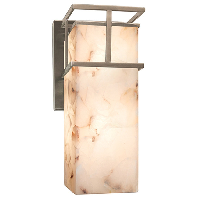 Alabaster Rocks 8643 Outdoor Wall Sconce by Justice Design