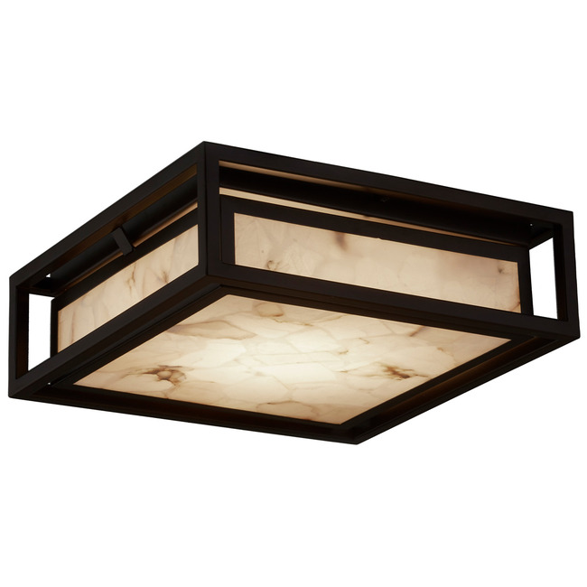 Alabaster Rocks Bayview Outdoor Ceiling Light Fixture by Justice Design