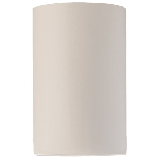Ceramic Cylinder Up / Down Wall Sconce by Justice Design