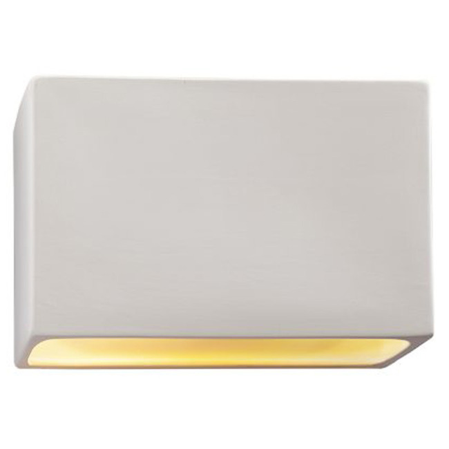 Ambiance Rectangle Closed Top Outdoor Wall Sconce by Justice Design