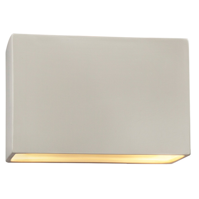 Ambiance Rectangle Closed Top Outdoor Wall Sconce by Justice Design