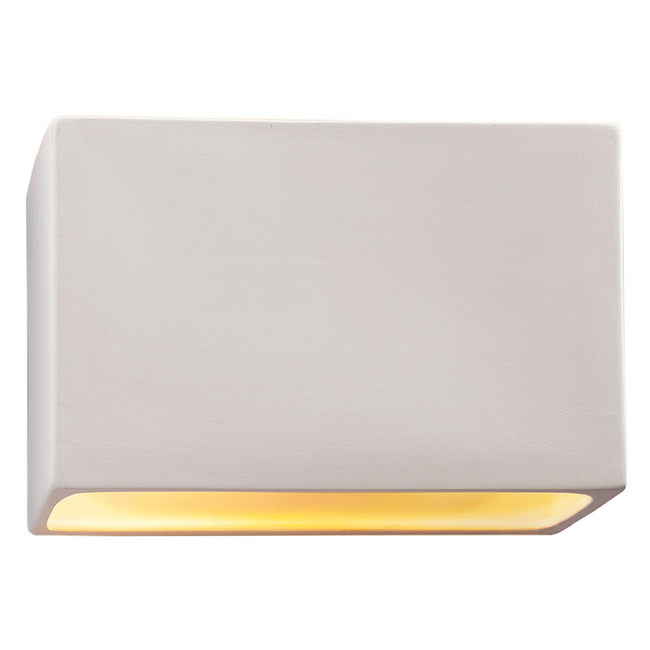 Ambiance Rectangle Closed Top Wall Sconce by Justice Design