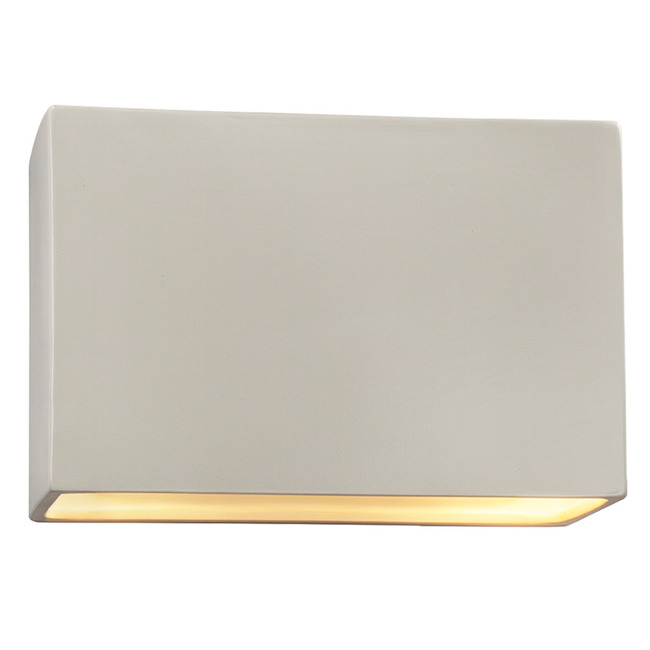 Ambiance Rectangle Closed Top Wall Sconce by Justice Design