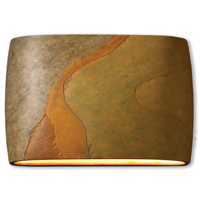 Ambiance 8898 Closed Top Outdoor Wall Sconce by Justice Design