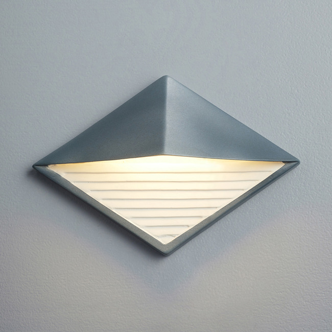 Ambiance Diamond Outdoor Wall Sconce by Justice Design